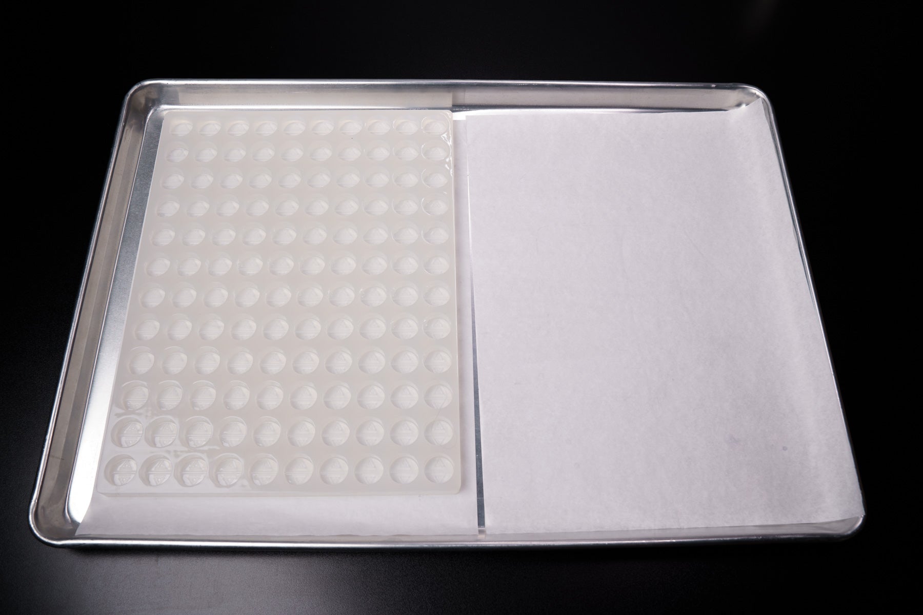 5mL Multidose™ Circle Candy Depositor Mold - MA, ME, RI, VT THC Symbol - 120 Cavities - 23954