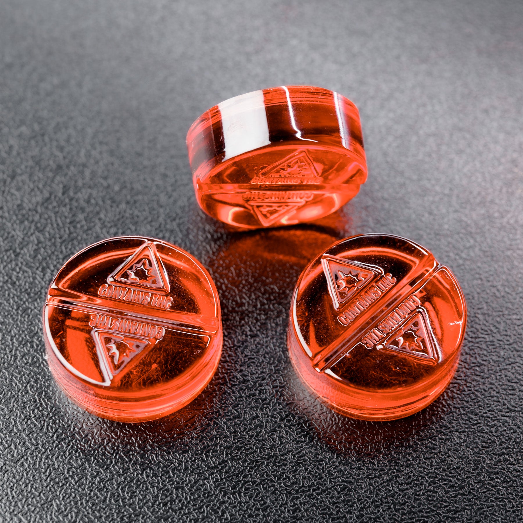 5mL Multidose™ Circle Candy Depositor Mold - MA, ME, RI, VT THC Symbol - 120 Cavities - 23954