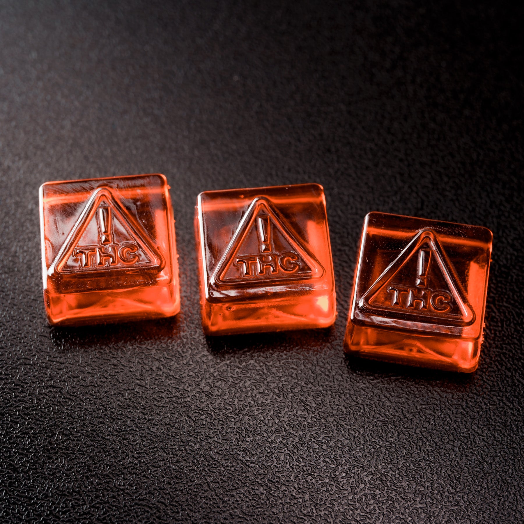 4mL Square Candy Depositor Mold - NV, MS THC Symbol - 160 Cavities - 24196