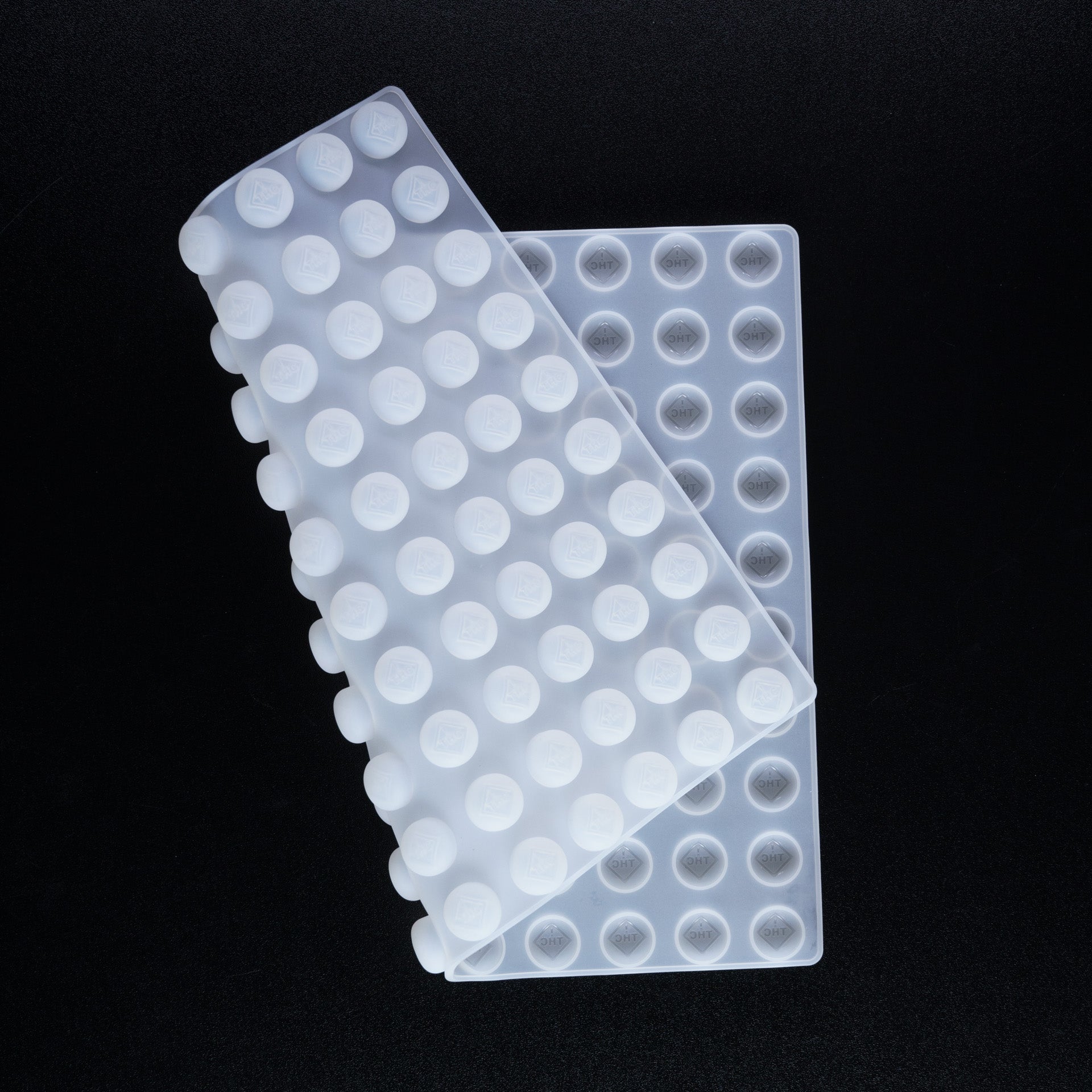 2mL Dome Candy Depositor Mold - CO, FL, NM, OH THC Symbol - 120 Cavities - 22865