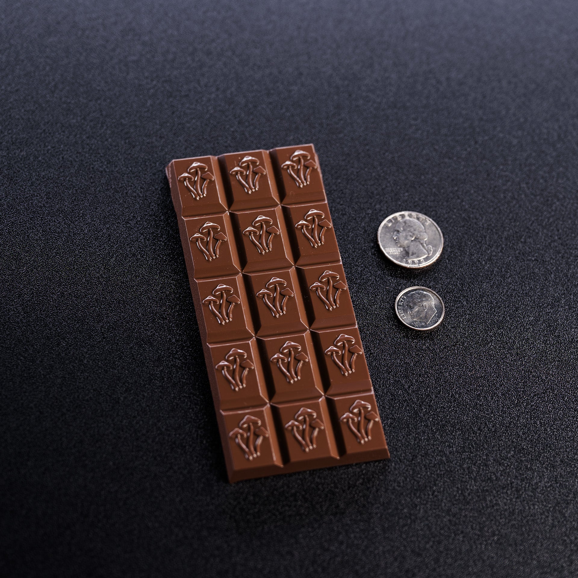 50mL 15pc Chocolate Bar Mold - Mushroom Symbol - 4 Bars - 23721