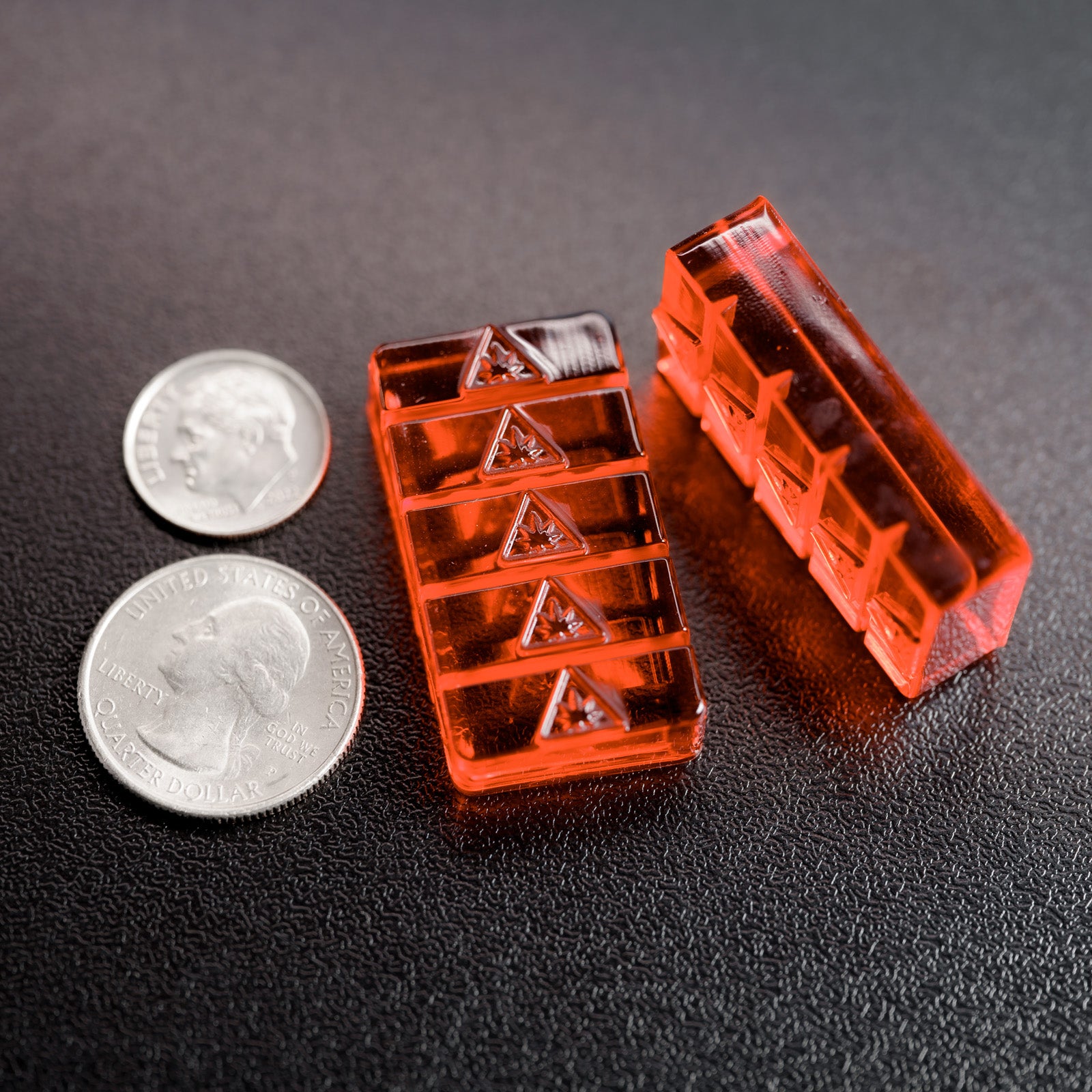 8mL Multidose™ Rectangle Candy Mold - New Jersey THC Symbol - 88 Cavities - 24035