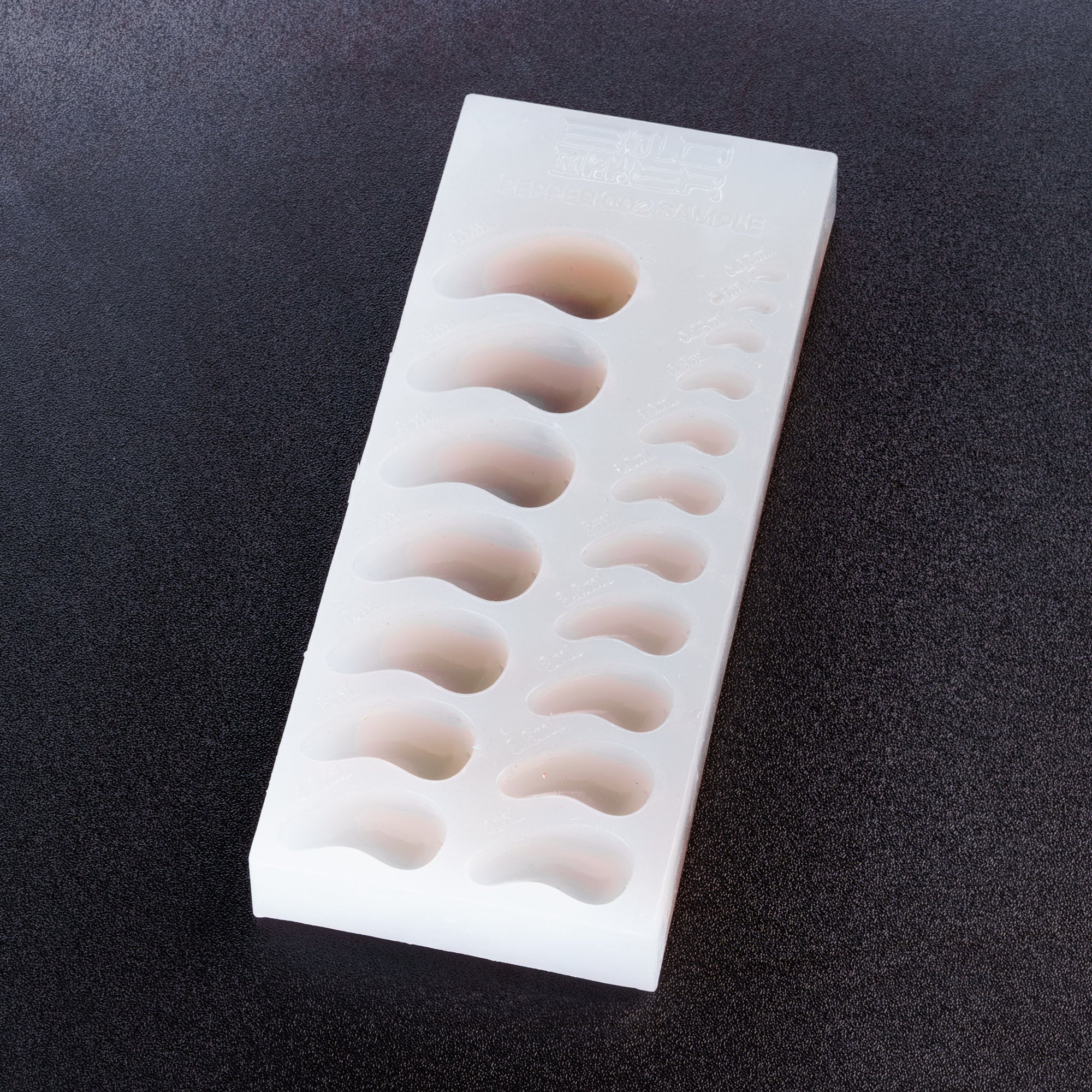 0.05mL - 10mL Chili Pepper Sample Mold - 18 Sizes - 23506