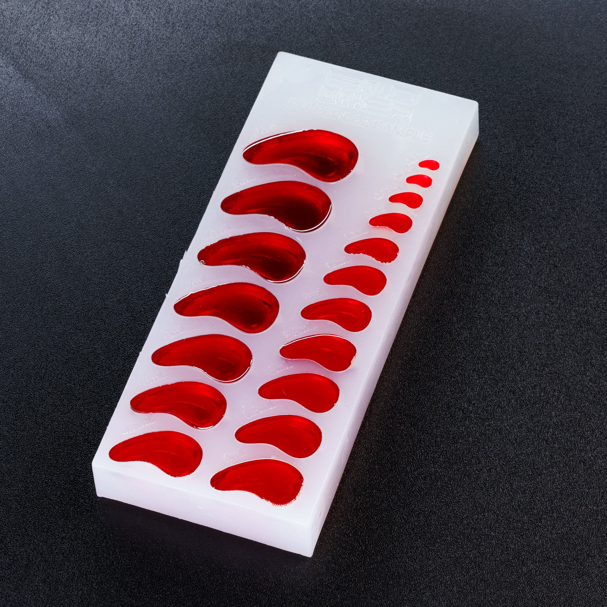 0.05mL - 10mL Chili Pepper Sample Mold - 18 Sizes - 23506