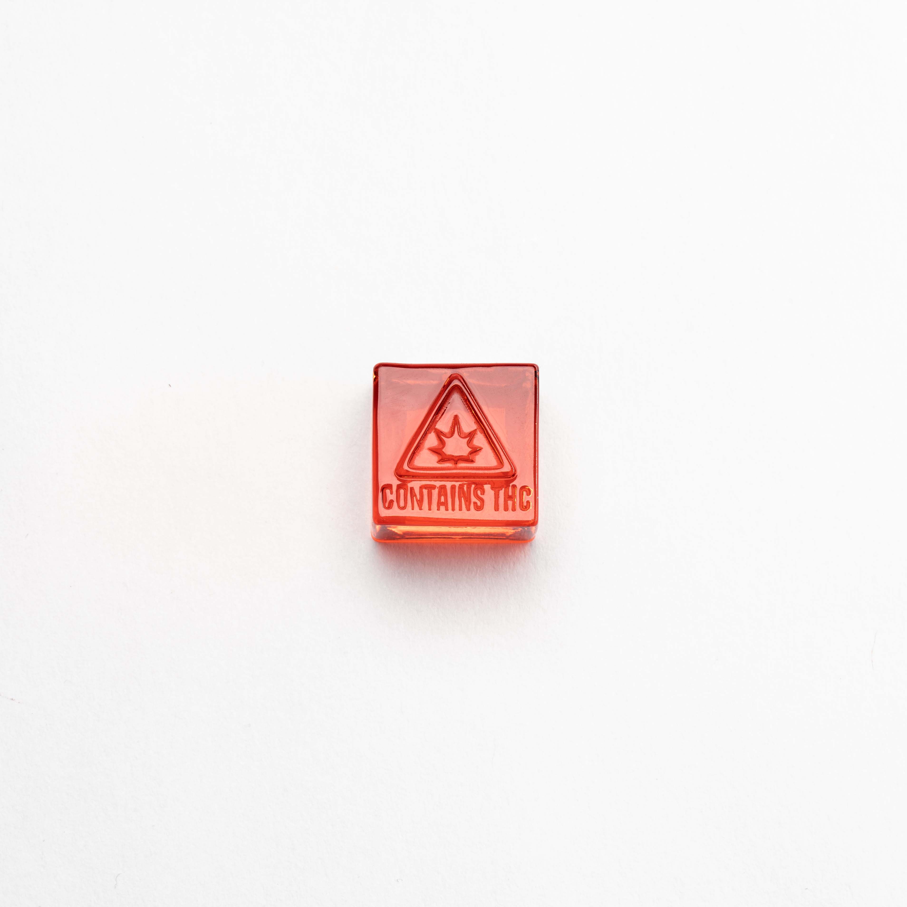 3mL Cube Candy Depositor Mold - MA, ME, RI, VT THC Symbol - 220 Cavities - 22018