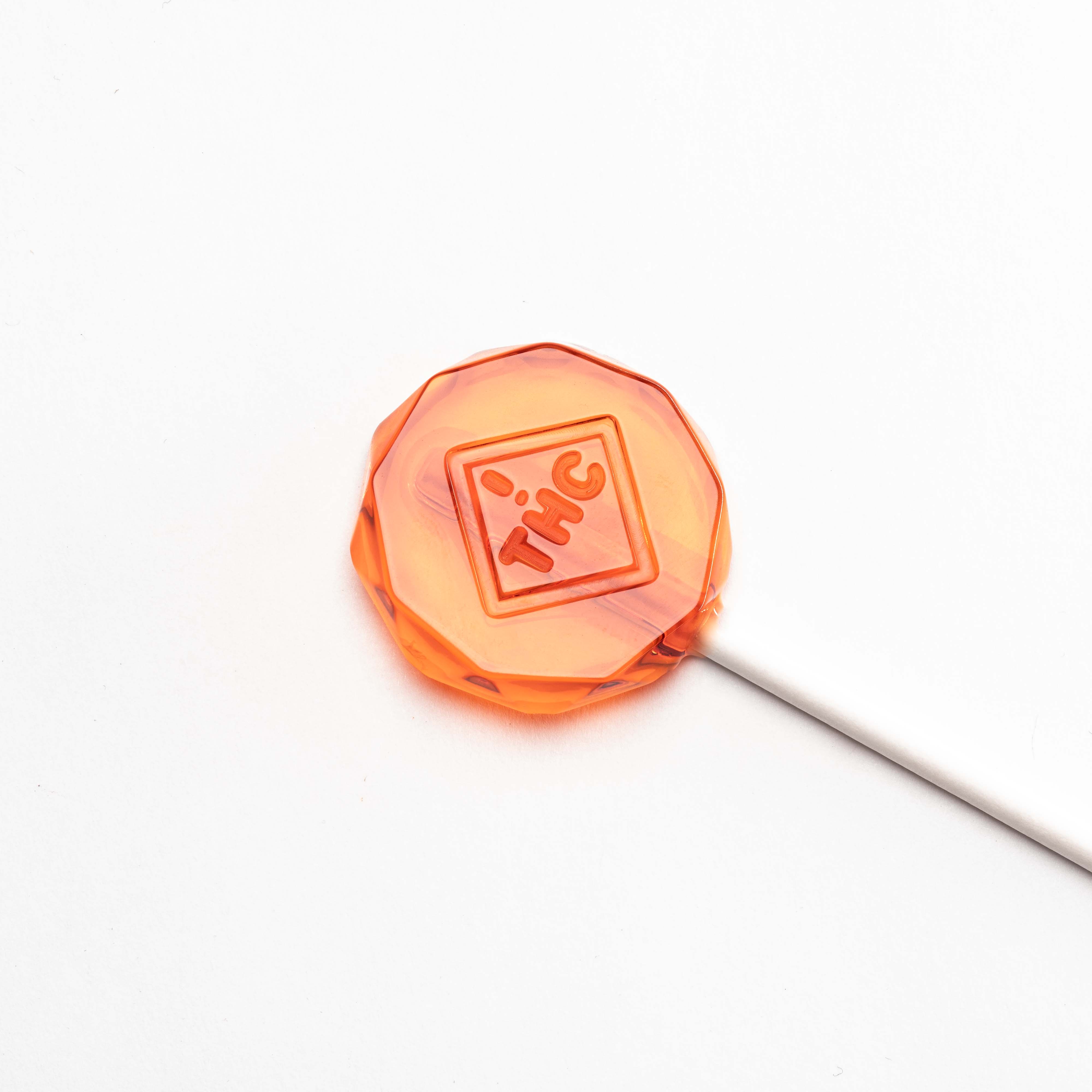 6.8mL Lollipop Candy Depositor Mold - CO, FL, NM, OH THC Symbol - 44 Cavities - 22055