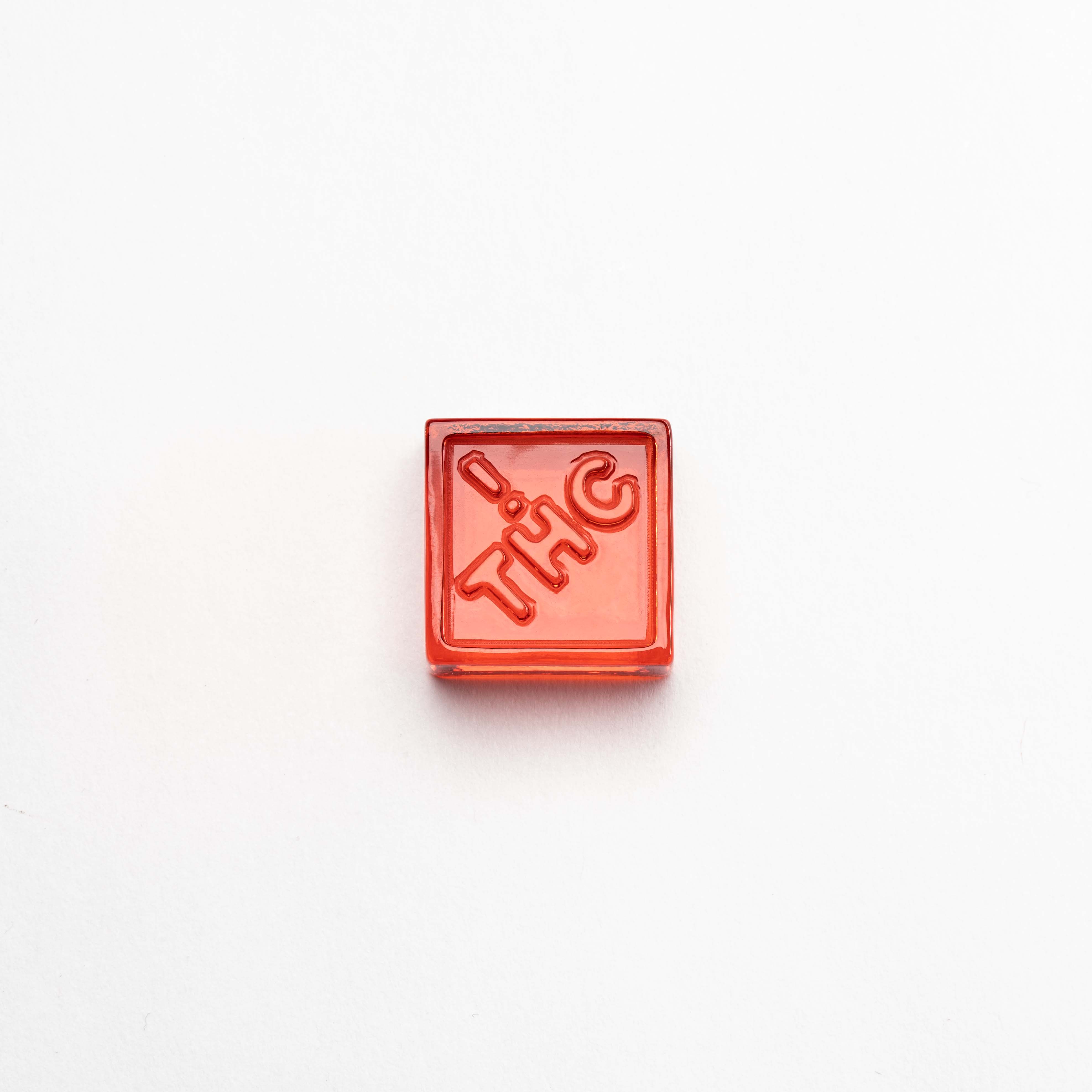 4.4mL Cube Candy Depositor Mold - CO, FL, NM, OH THC Symbol - 192 Cavities - 22048