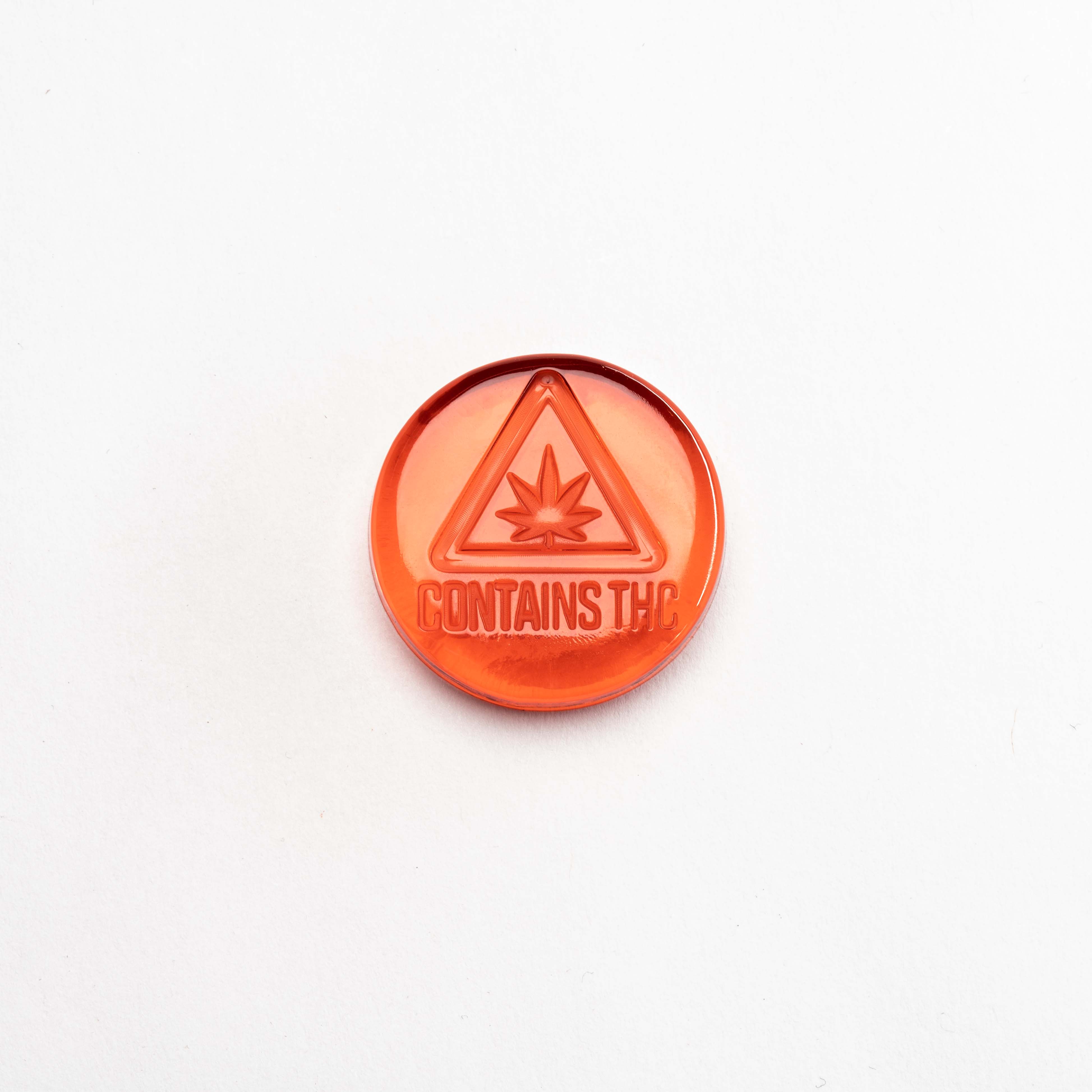 3.5mL Round Candy Depositor Mold - MA, ME, RI, VT THC Symbol - 88 Cavities - 22072