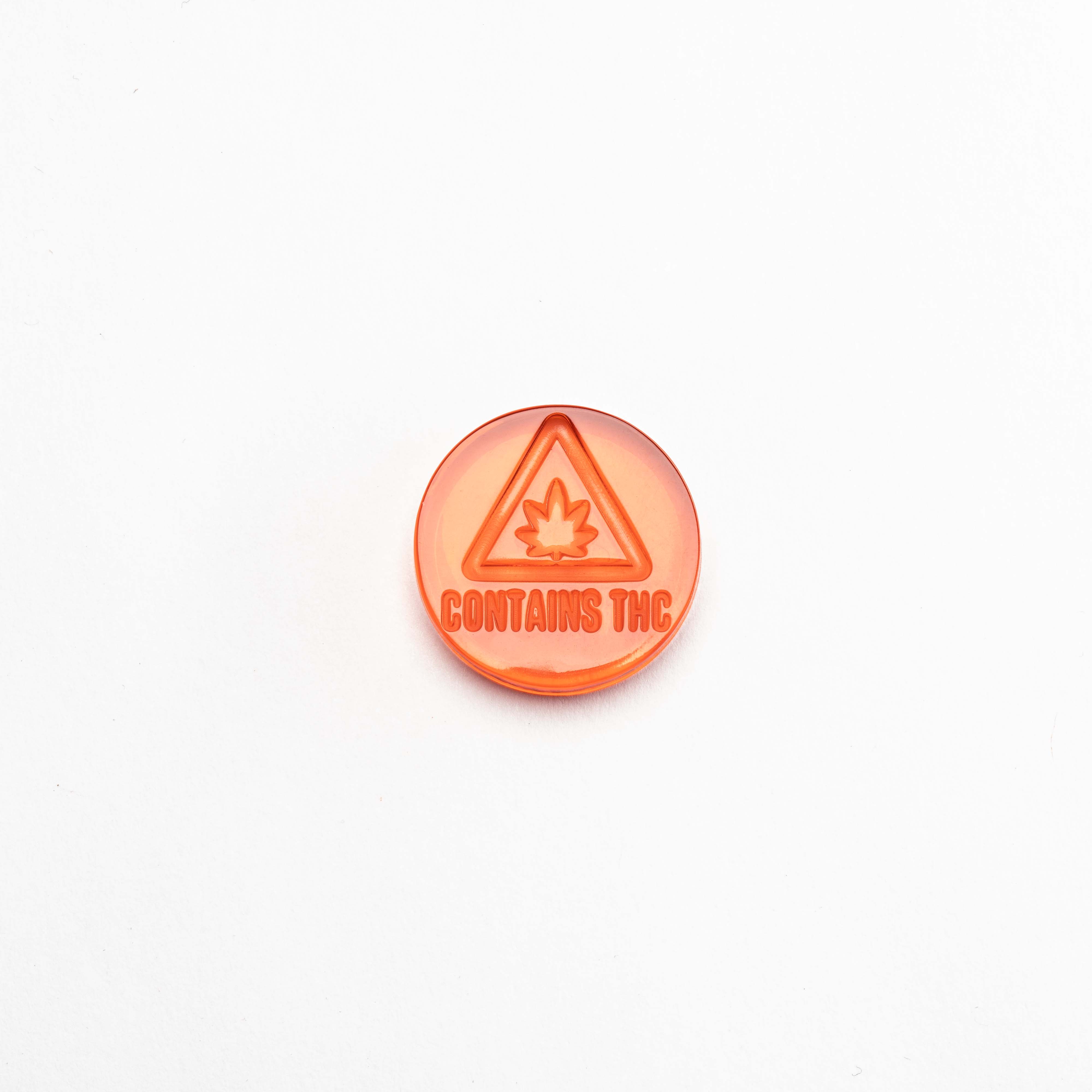 2mL Circle Candy Depositor Mold - MA, ME, RI, VT THC Symbol - 165 Cavities - 22077