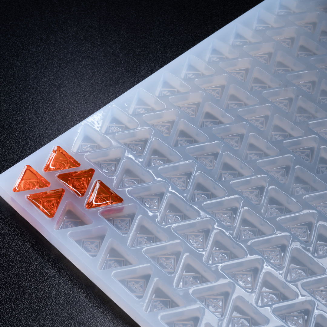 2mL Triangle Candy Depositor Mold - CO, FL, NM, OH THC Symbol - 240 Cavities - 22057