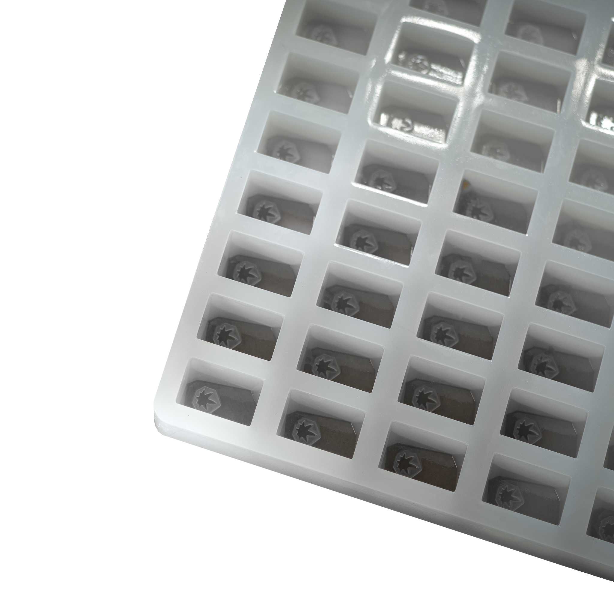 3.8mLGemstoneCandyDepositorMold100%platinumsiliconeorangegummiescorner