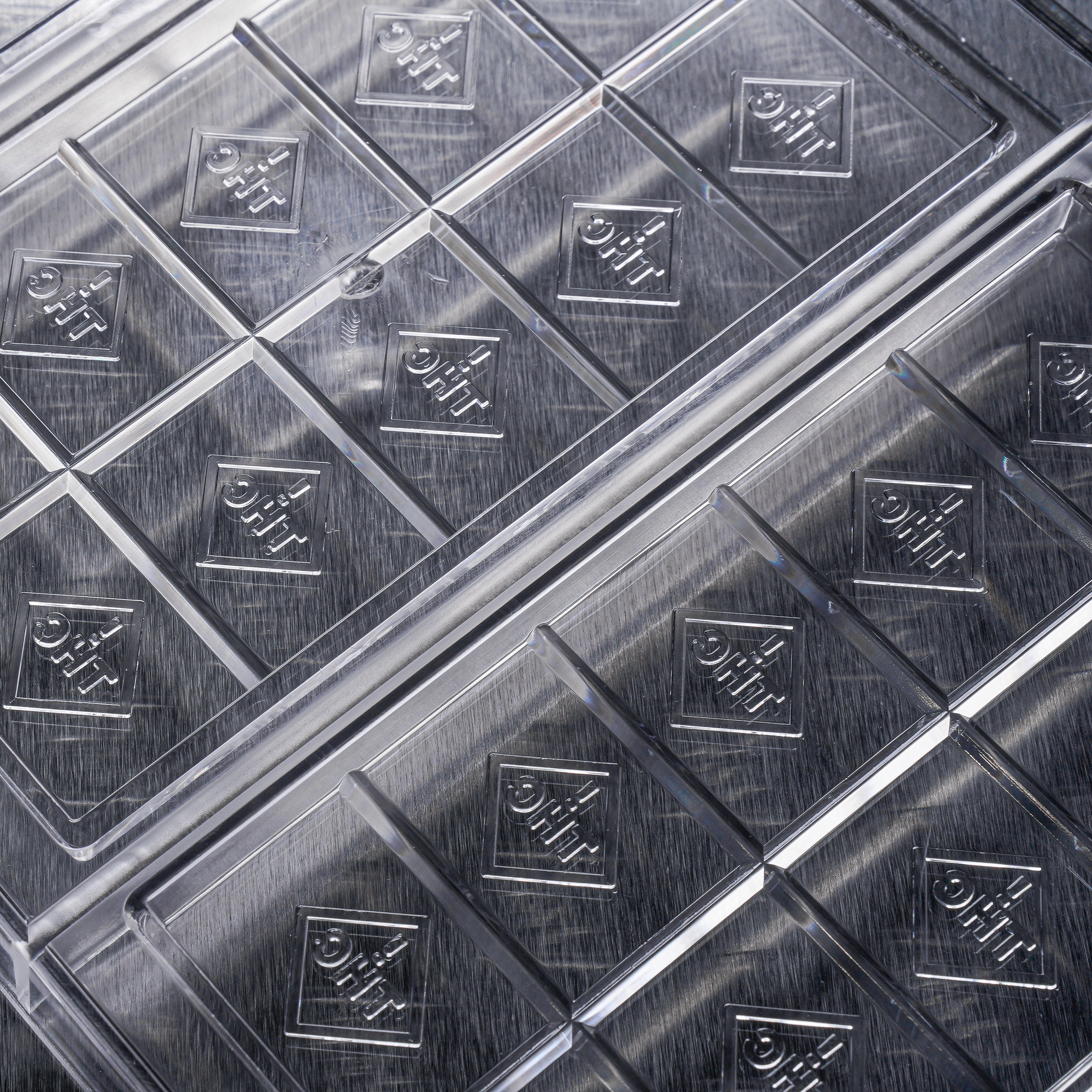 71.25mL 10pc Chocolate Bar Mold - CO, FL, NM, OH THC Symbol - 3 Bars - 22924
