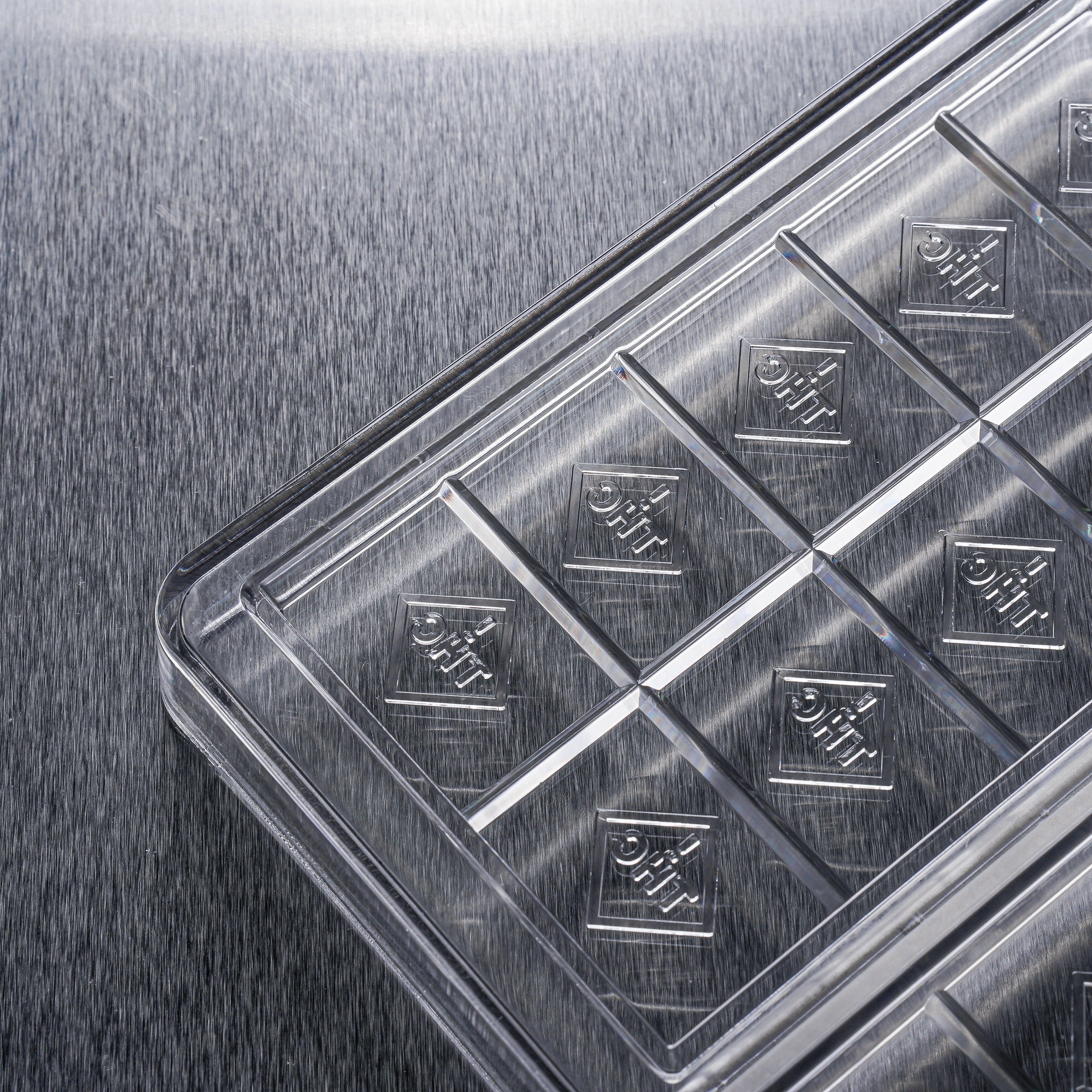 71.25mL 10pc Chocolate Bar Mold - CO, FL, NM, OH THC Symbol - 3 Bars - 22924