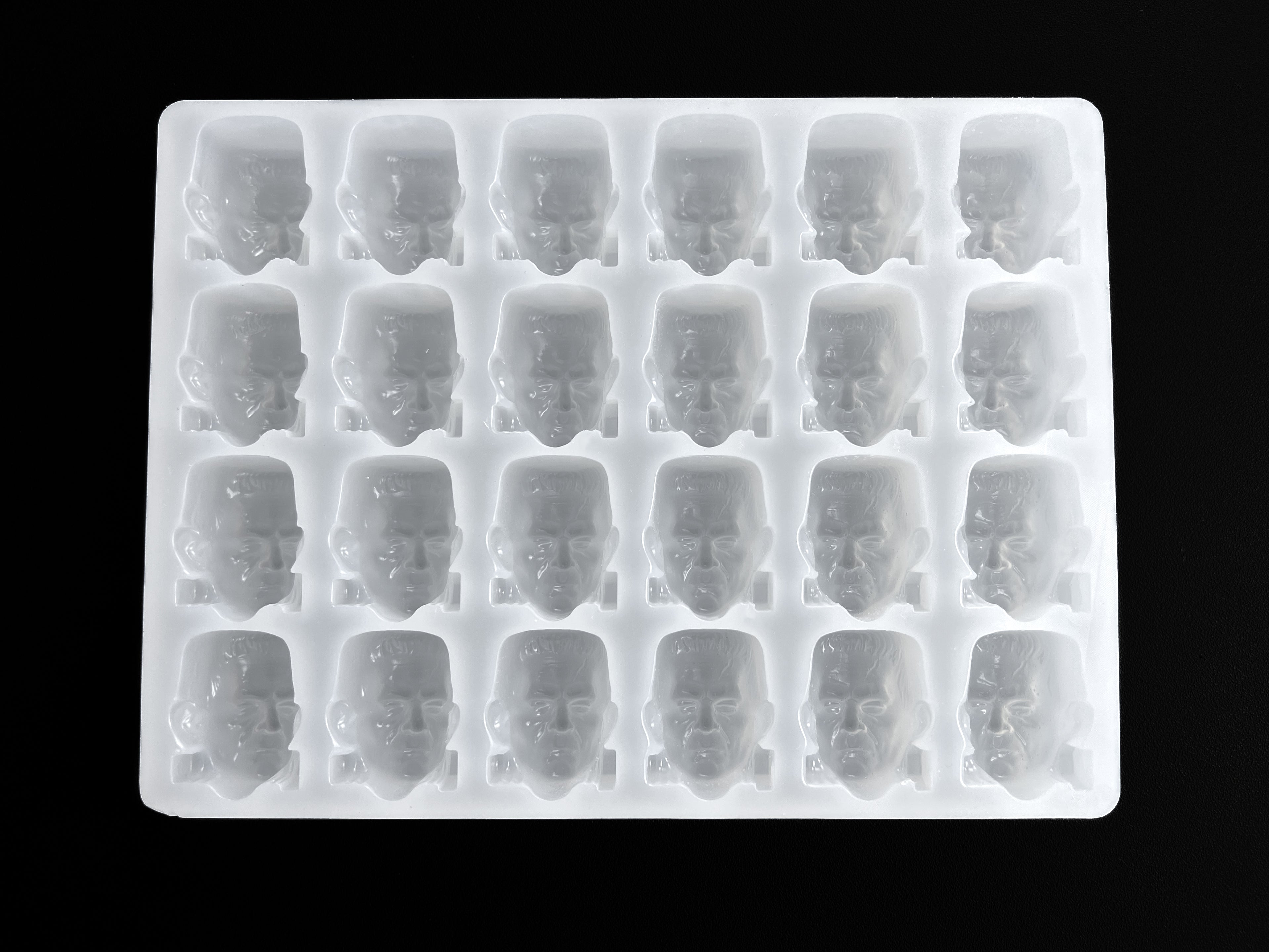 10mL Novelty Frankenstein Candy Mold - 24 Cavities - FRANKENSTEIN10ML