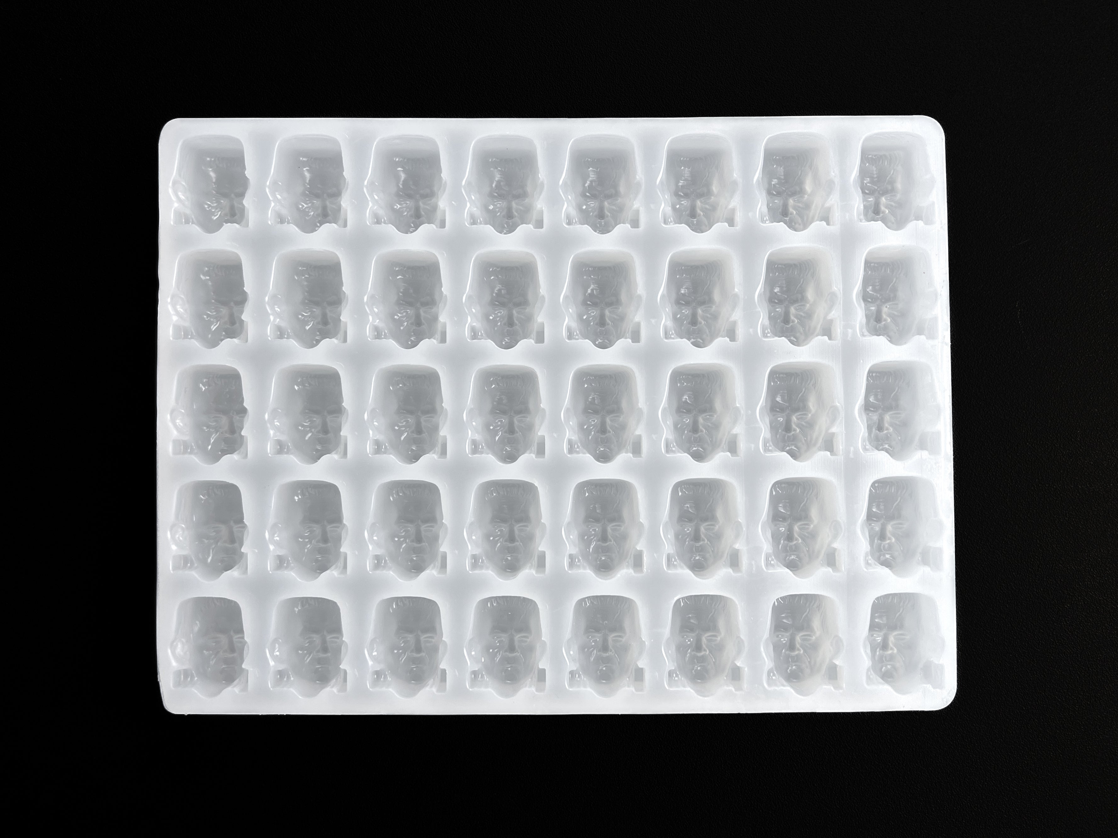 4mL Novelty Frankenstein Candy Mold - 40 Cavities - 23513