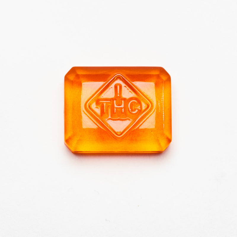 4.1mL Gem Candy Depositor Mold - CO, FL, NM, OH THC Symbol - Silicone - 120 Cavities - 22185