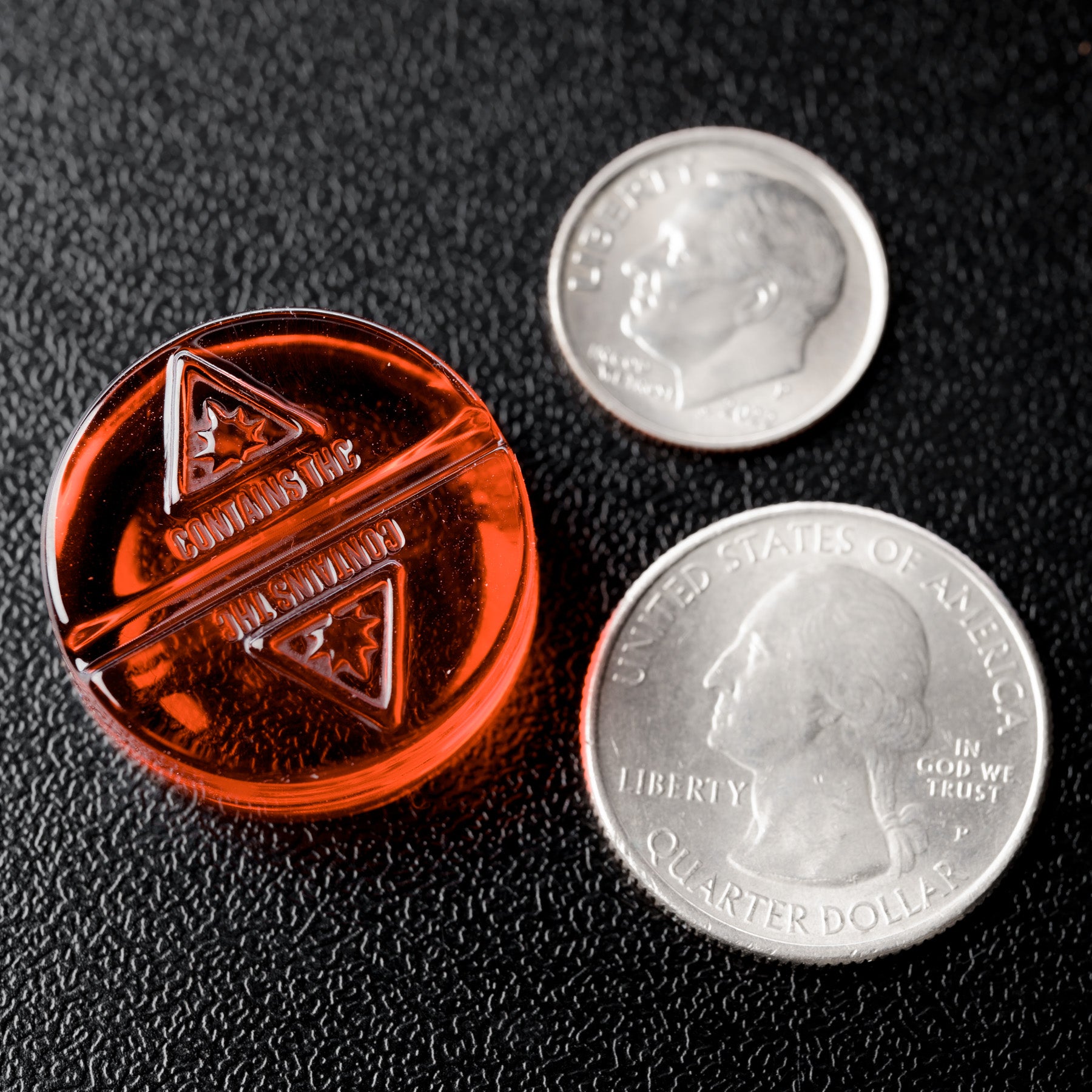 5mL Multidose™ Circle Candy Depositor Mold - MA, ME, RI, VT THC Symbol - 120 Cavities - 23954