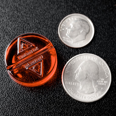 5mL Multidose™ Circle Candy Depositor Mold - MA, ME, RI, VT THC Symbol - 120 Cavities - 23954