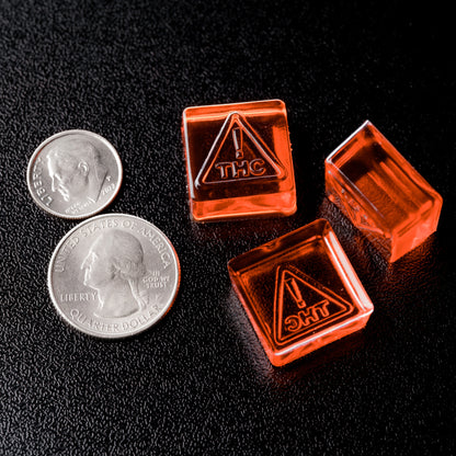 4mL Square Candy Depositor Mold - NV, MS THC Symbol - 160 Cavities - 24196