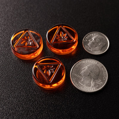 2mL Round Candy Depositor Mold - New Jersey THC Symbol - 165 Cavities - 24428
