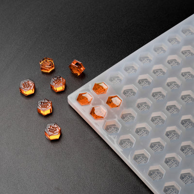 2mL Hexagon Candy Depositor Mold - New Mexico Medical THC Symbol - 180 Cavities - 22095