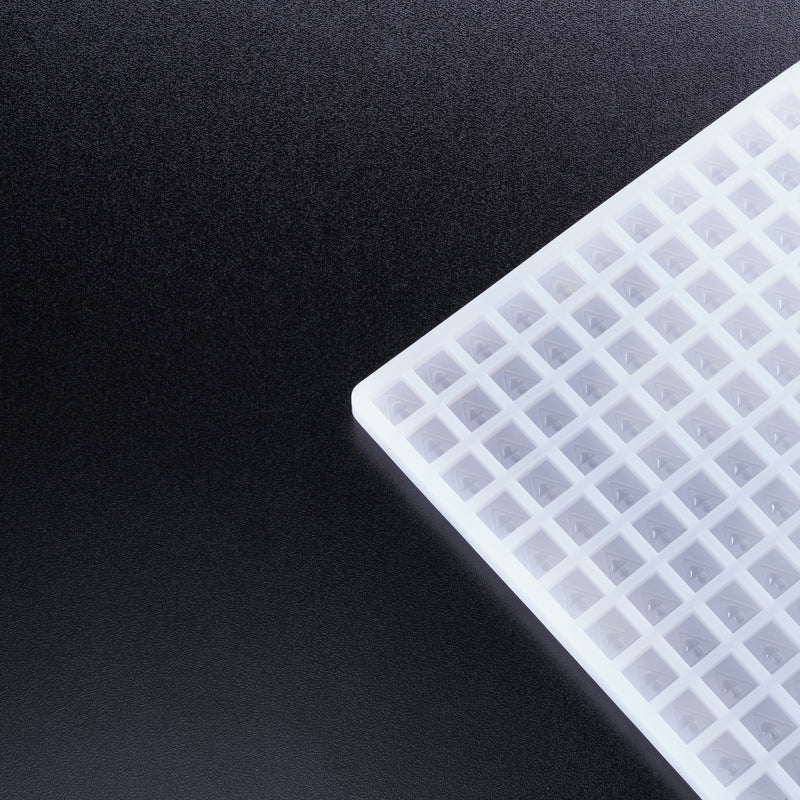 1mL Square Candy Silicone Mold - Mushroom Symbol- 216 Cavities - Quarter Sheet Pan - 22519