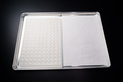 2.5mL Round Candy Depositor Mold - THC (MA, ME, RI, VT) Symbol - 140 Cavities - 22525