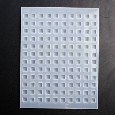 2.41mL Square Candy Depositor Mold - MA, ME, RI, VT THC Symbol - 120 Cavities - 22979