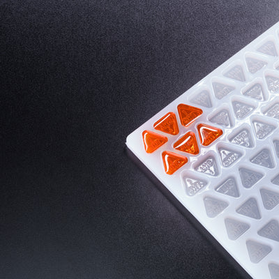 2mL Triangle Candy Mold - NV, MS THC Symbol - 198 Cavities - 22989