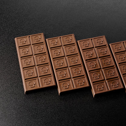 10pc Chocolate Bar Mold - Mushroom Symbol - 4 Bars - 23029