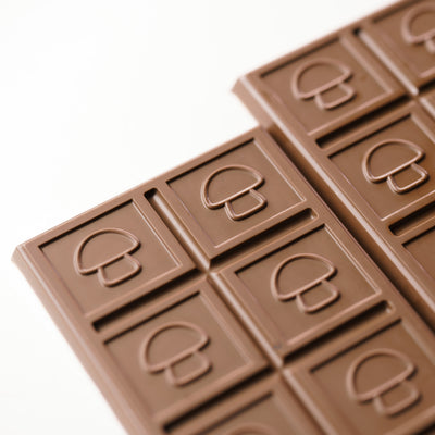 40.93mL 10pc Chocolate Bar Mold - Mushroom Symbol - 4 Bars - 23029