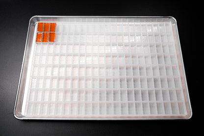 15.4mL Multidose Rectangle Full Sheet Candy Mold - 176 Cavities - 23040