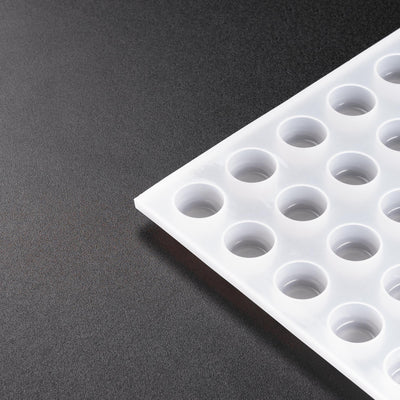 [B-Grade] 6mL Dome Candy Mold - 100 Cavities - 23106-B