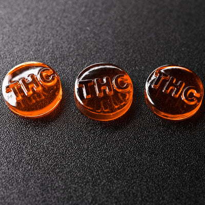 2.5mL Round Candy Depositor Mold - Connecticut THC Symbol - 140 Cavities - 23195