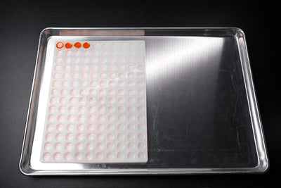 2.5mL Round Candy Depositor Mold - Connecticut THC Symbol - 140 Cavities - 23195