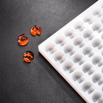 3.5mL Mushroom Candy Depositor Mold - 154 Cavities - 23169