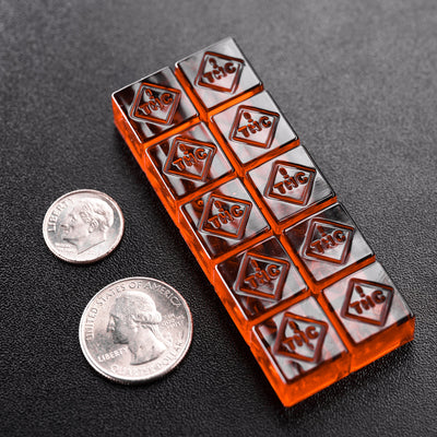 30mL Multidose™ 10pc Bar Candy Depositor Mold - CO, FL, NM, OH THC Symbol - 32 Bars - 23173