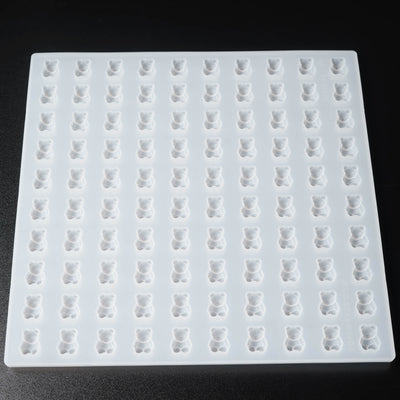 3mL Teddy Bear Candy Depositor Mold - 100 Cavities - 23282