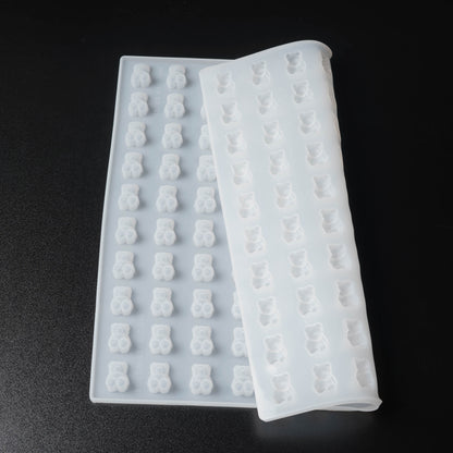 3mL Teddy Bear Candy Depositor Mold - 100 Cavities - 23282