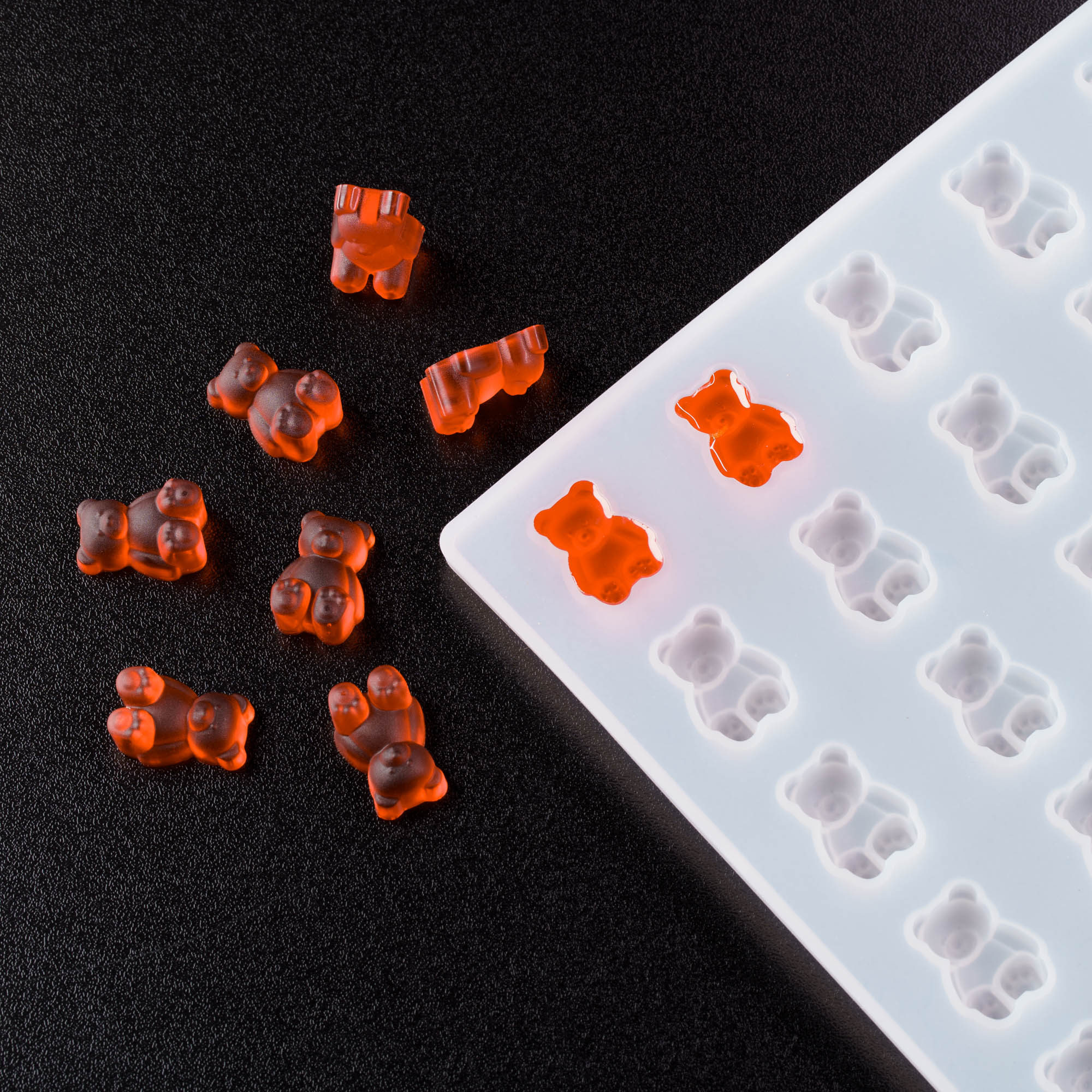3mL Gummy Bear Candy Depositor Mold - 100 Cavities - 23282