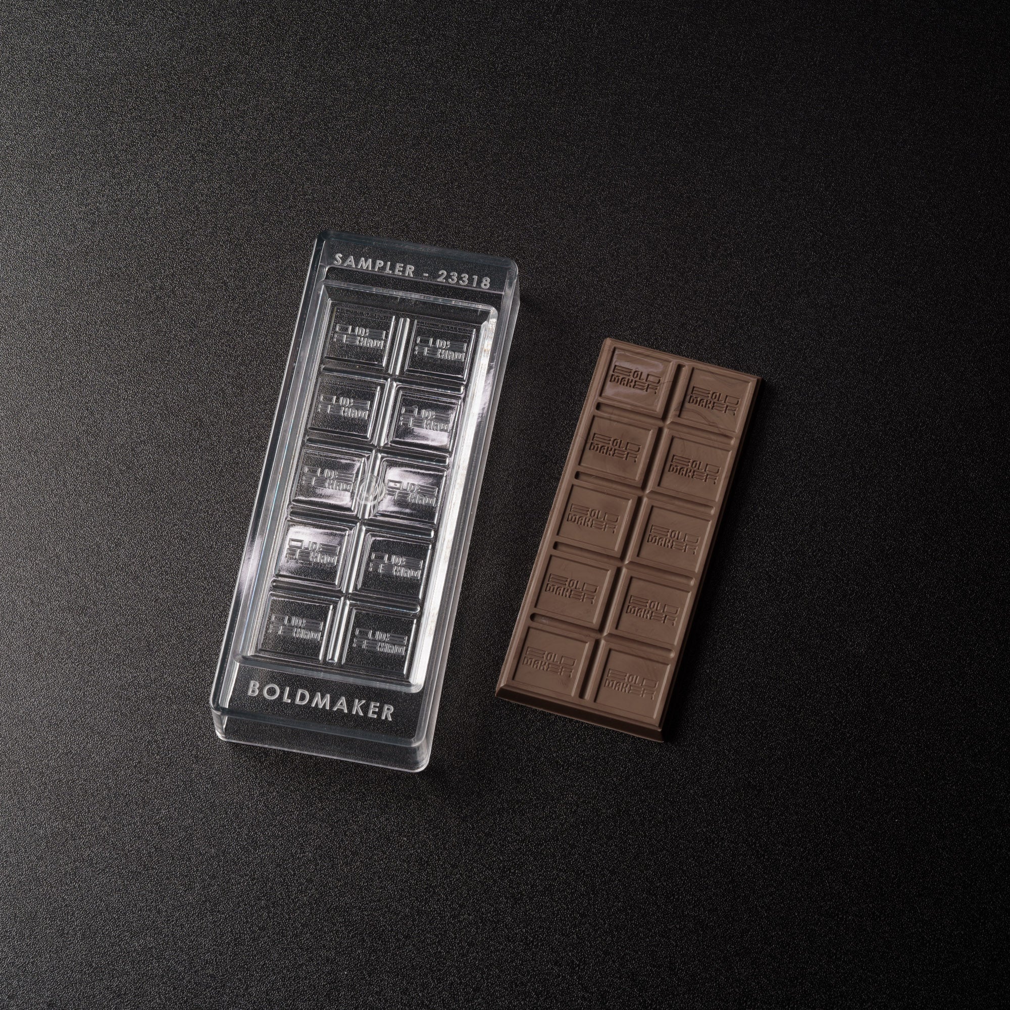 121mL Multidose 10pc Chocolate Bar Mold Sample - 23318