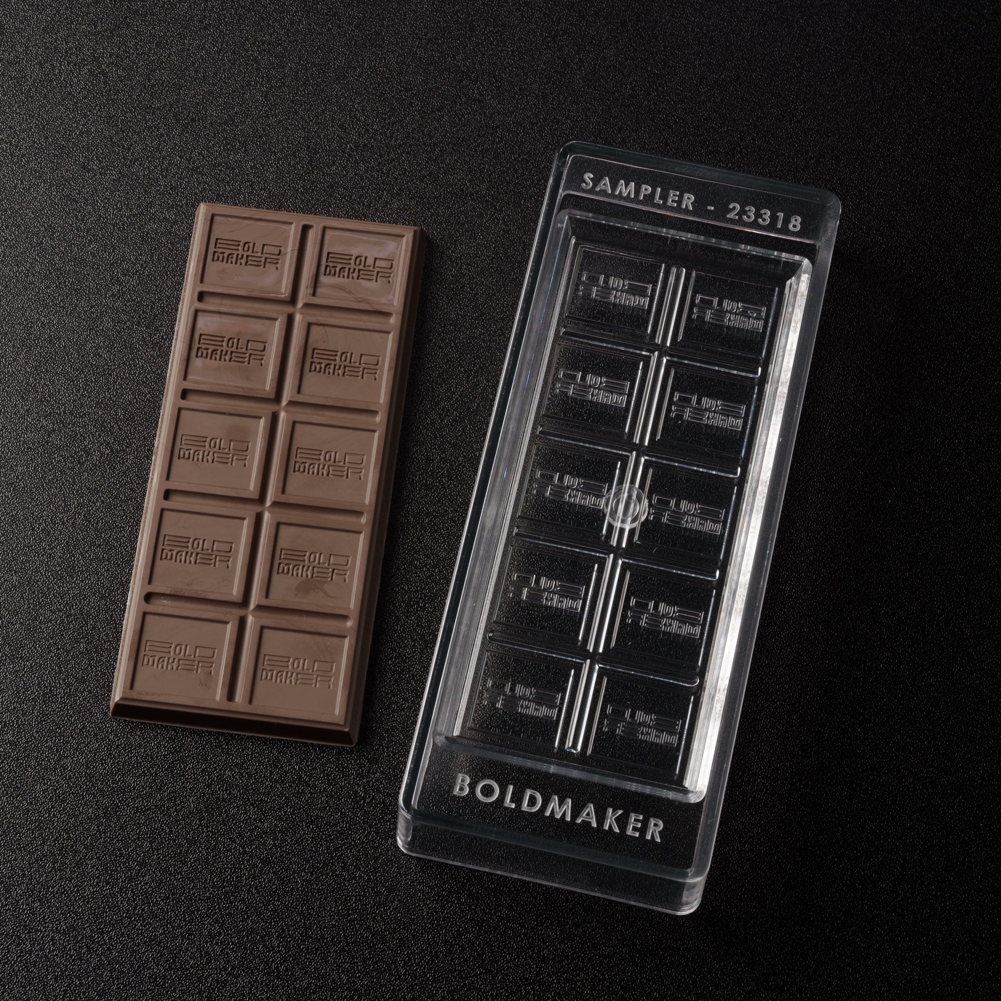 42.8mL Multidose 10pc Chocolate Bar Mold Sample - 23318