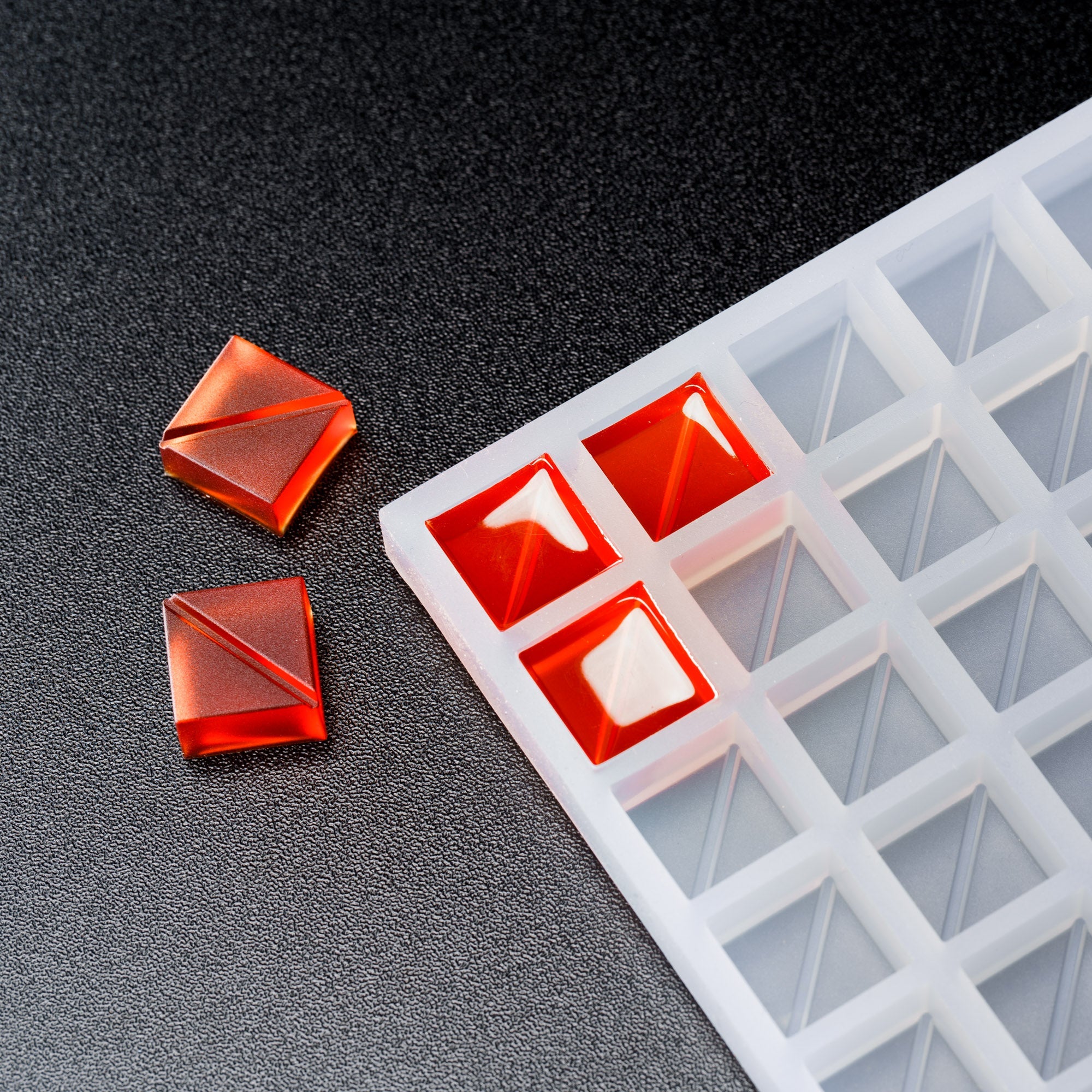 3.27mL Multidose Square Candy Mold - 252 Cavities - 23391