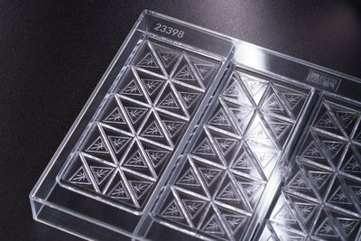 45.6mL 20pc Chocolate Bar Chocolate Mold - New Jersey THC Symbol - 4 Bars - 23398