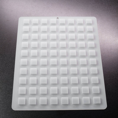 [Overstock Sale]  3mL Square Candy Depositor Mold - 80 Cavities - 23920