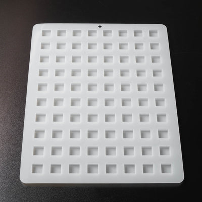 [Overstock Sale]  3mL Square Candy Depositor Mold - 80 Cavities - 23920