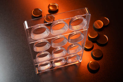 18.52mL Peanut Butter Cup Chocolate Mold - 12 Cavities - 23557