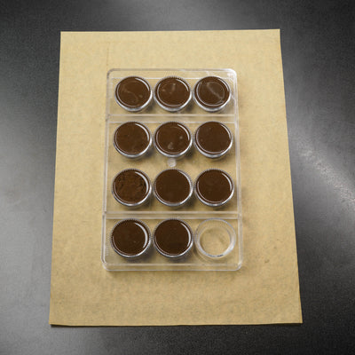 18.52mL Peanut Butter Cup Chocolate Mold - 12 Cavities - 23557