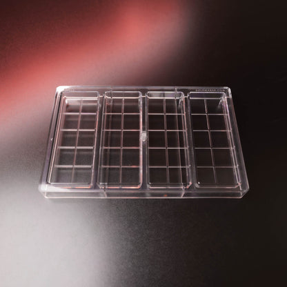 4 Cavity Dubai Chocolate Bar Mold Top View