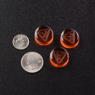 3mL Circle Candy Depositor Mold - Nevada THC Symbol - 160 Cavities - 23573